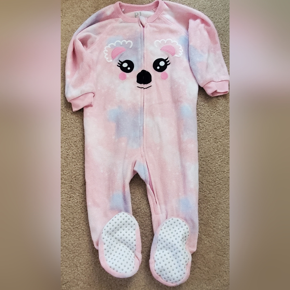 The Children's Place Pink Koala Footie